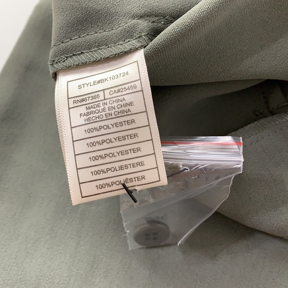 BB Dakota NWT Wide Leg High Rise Pants Surplus - Picture 12 of 12